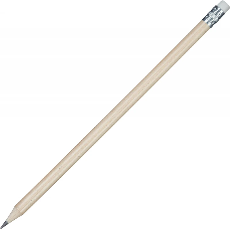 Карандаш чернографитный Attache, 190мм круглый, ласт., HB, неокр, под лого Карандаш чернографитный Attache, 190мм круглый, ласт., HB, неокр, под лого