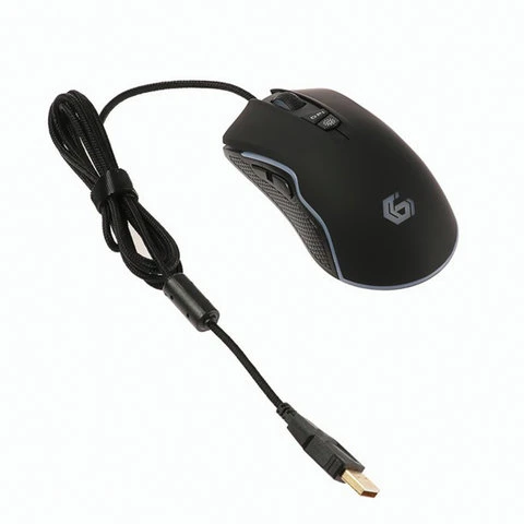 Мышь проводная игровая GEMBIRD MG-700, USB, 6 кнопок + 1 колесо-кнопка,