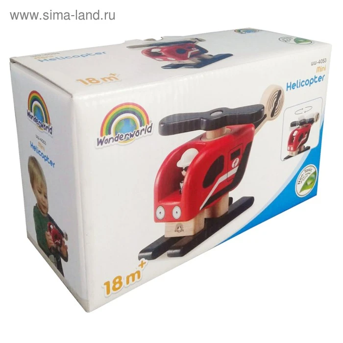 Деревянная игрушка «Вертолет»