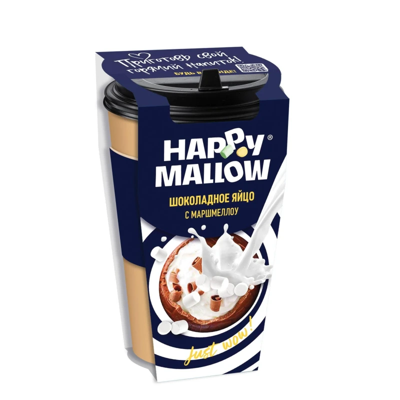Яйцо шоколадное Happy Mallow с маршмеллоу, 70г