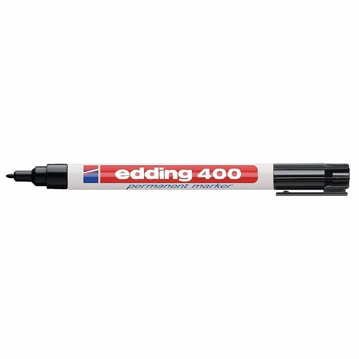 Маркер перманентный EDDING E-400/1 черный 1 мм круглый наконечник штр. 