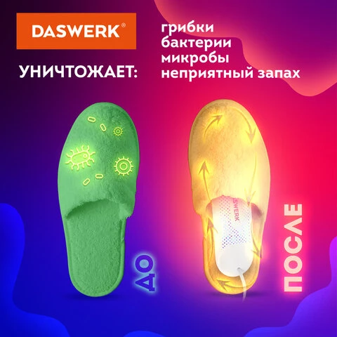 Сушилка для обуви электрическая с подсветкой и таймером, сушка для обуви, 12 Вт,