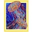 Алмазная мозаика (живопись) "Darvish" 40*50см Медузы
