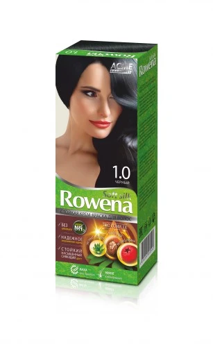 ROWENA Краска для волос "ROWENA SOFT SILK", тон 1.0 Черный (без