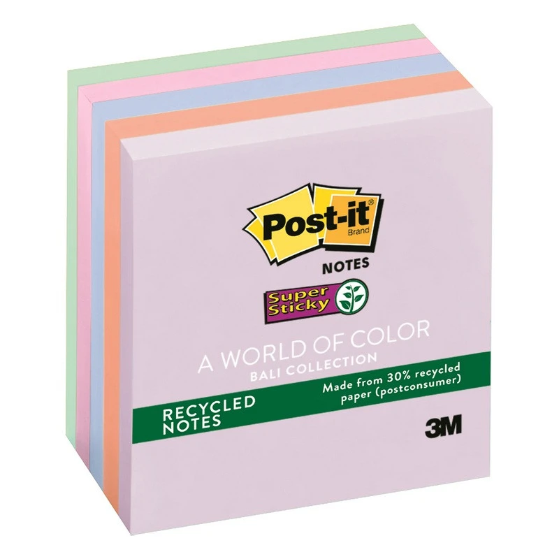 Блок-кубик Post-it Super Sticky 654-5SSNRP 76х76, 5бл штр.  0051131980204,