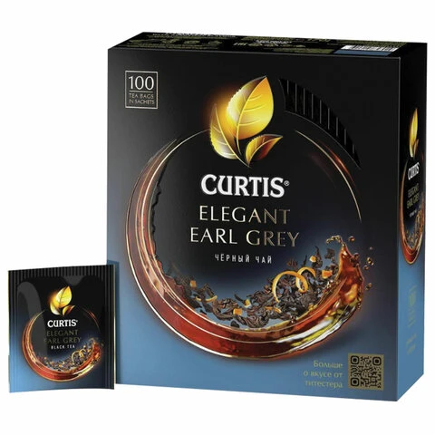 Чай CURTIS "Elegant Earl Grey" черный ароматизированный мелкий лист