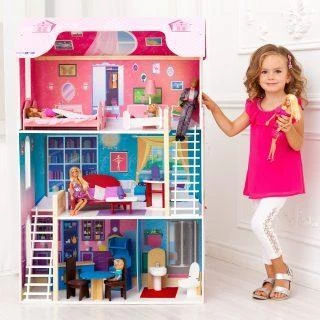 Кукольный домик Вдохновение, для кукол до 30 см (16 предметов мебели, 2