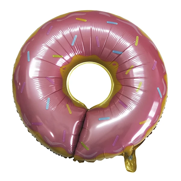 Фигура Пончик розовый 25"/63 см шар фольгированный