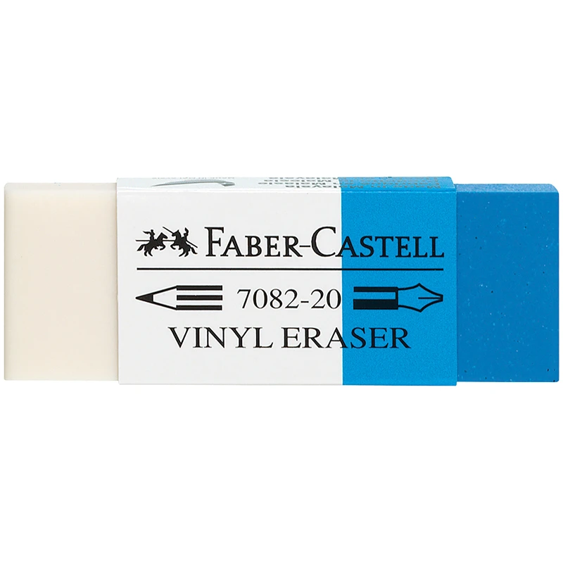 Ластик Faber-Castell "PVC-Free" прямоугольный, комбинированный,