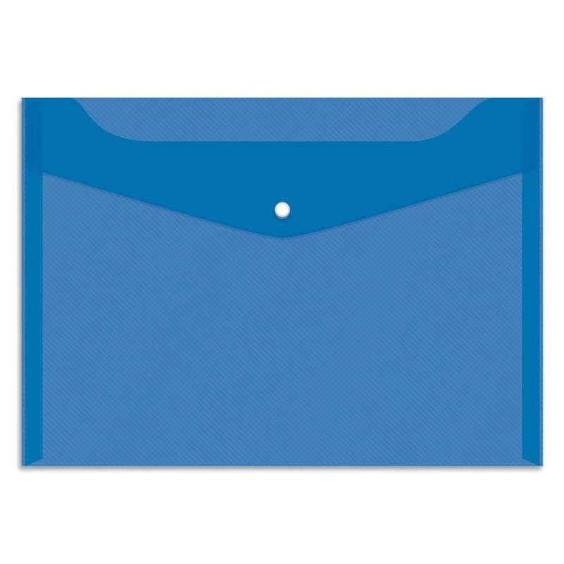 Пaпка-конверт на кнопке А4, 150мкм, синяя: Fmk12-5 / 220897