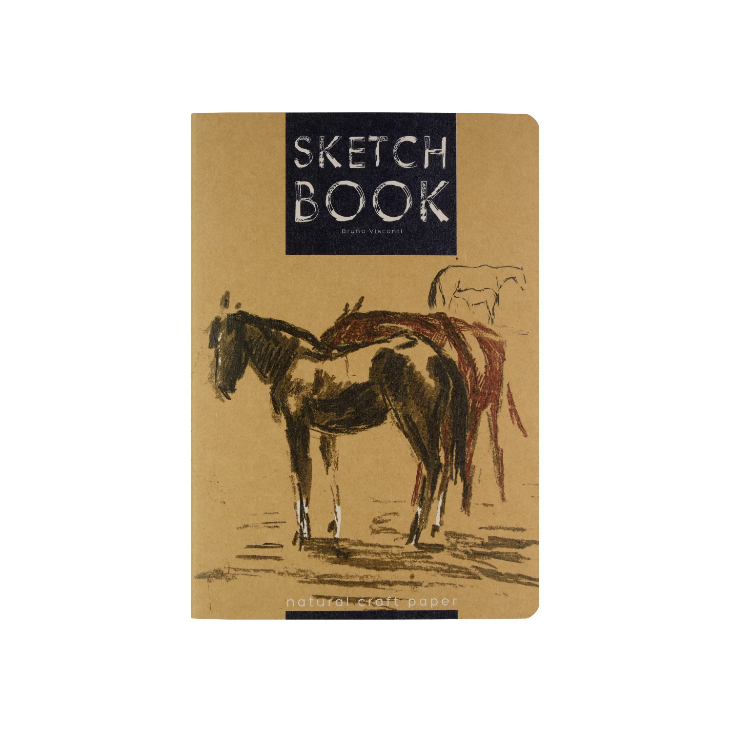 SKETCHBOOK BV, 147х210 мм, 40Л, ТЕТРАДЬ, КРАФТ 70 гр, ПРОШИТЫЙ БЛОК (4 ВИДА)