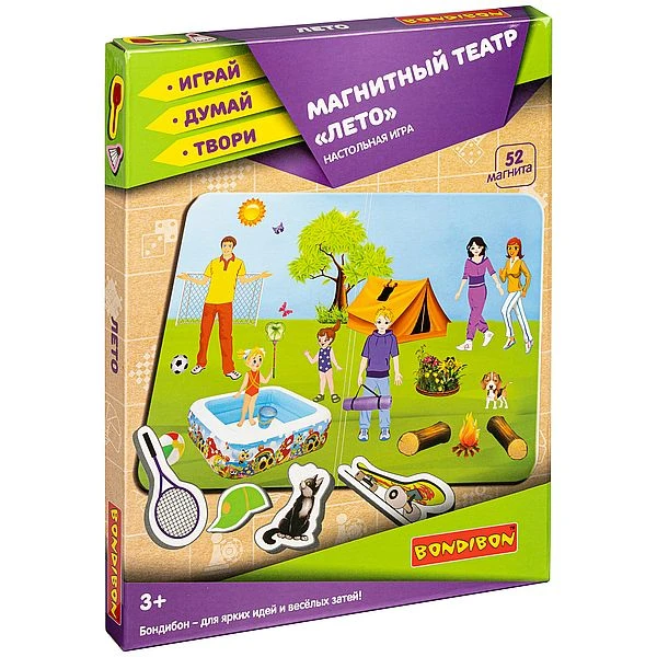 Магнитный театр BONDIBON Лето (52 магнита) Магнитный театр BONDIBON Лето (52 магнита)