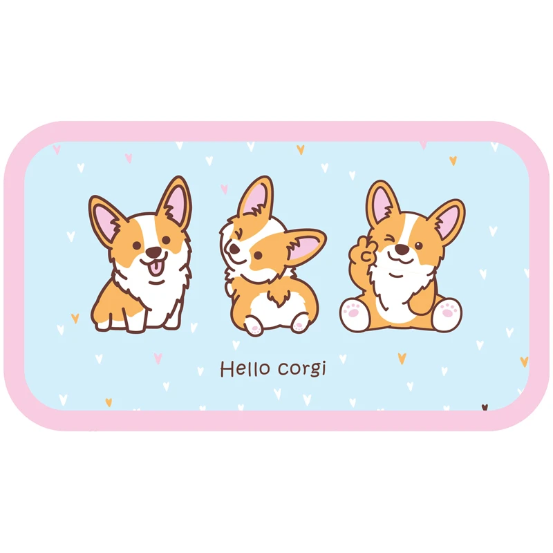 Пенал 3 отделения, 190*110 ArtSpace "Corgi", ламинация Пенал 3 отделения, 190*110 ArtSpace "Corgi", ламинация