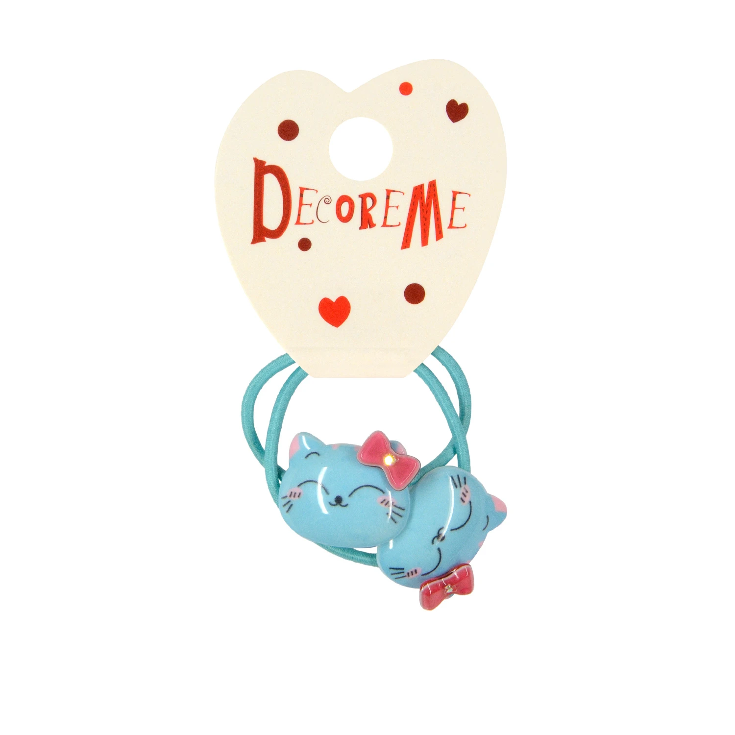 РЕЗИНКА ДЛЯ ВОЛОС "ЯПОНСКИЕ КОТЯТА" 2 ШТ, 5 ЦВЕТОВ