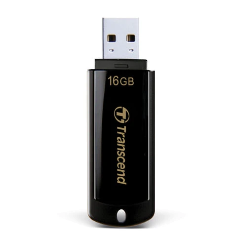 Флэш-диск 16 GB, TRANSCEND Jet Flash 350, USB 2.0, черный, TS16GJF350