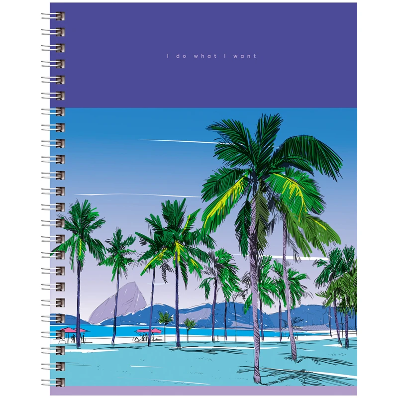 Тетрадь 96л., А5, клетка на гребне BG "Индиго"