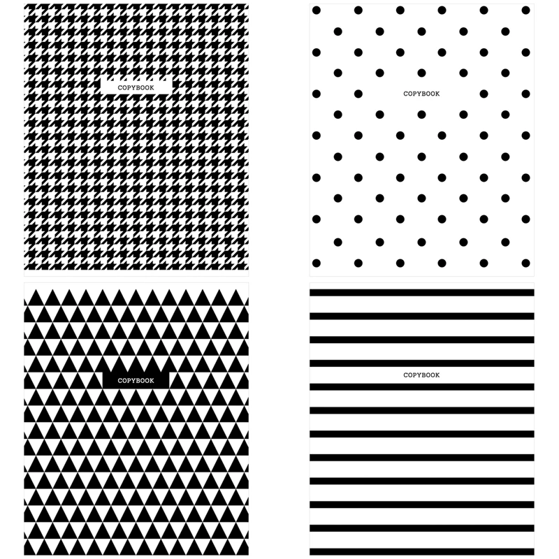 Тетрадь 48л., А5, клетка ArtSpace "Узоры. BW Pattern"