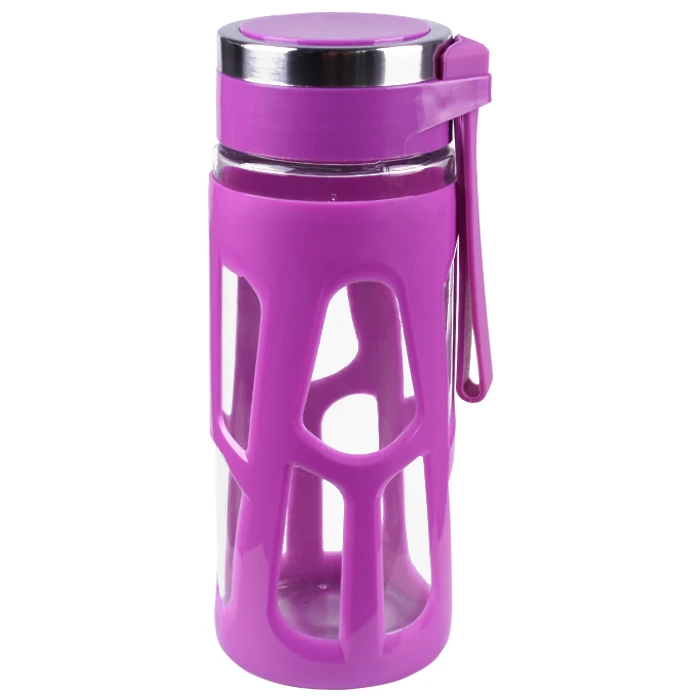 Бутылка для воды 400мл цвет ассорти