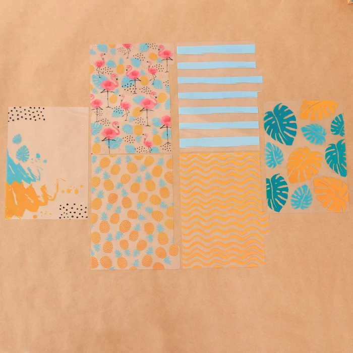 Набор ацетатных разделителей для планера «Тропики», 16 ? 25 см, 6 листов