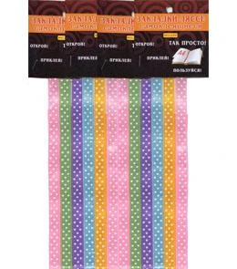 Закладки-ляссе самоклеящиеся Веселая крапинка 3-30-0007 Закладки-ляссе самоклеящиеся Веселая крапинка 3-30-0007