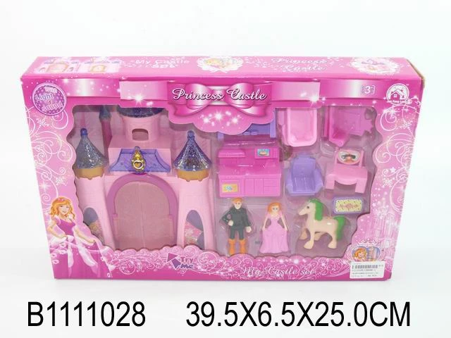Замок для кукол (39,5x25см) "ДВОРЕЦ КОРОЛЕВСКОЙ СЕМЬИ-1"(3 фигурки, 7 Замок для кукол (39,5x25см) "ДВОРЕЦ КОРОЛЕВСКОЙ СЕМЬИ-1"(3 фигурки, 7
