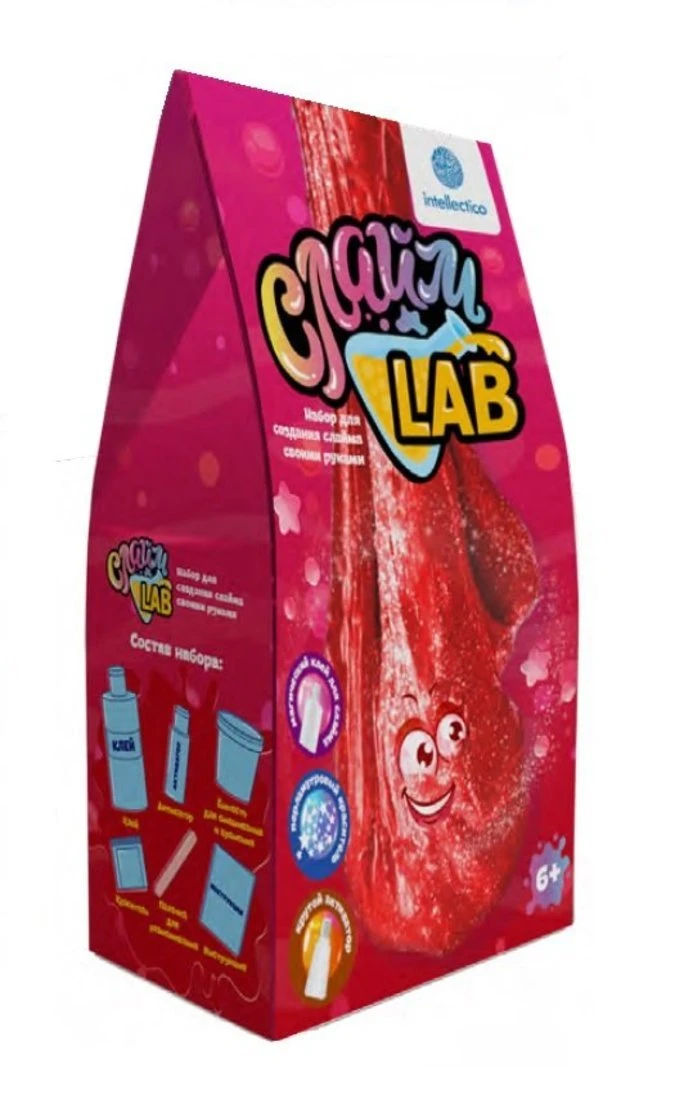 Набор Юный Химик Слайм Lab (Красный)