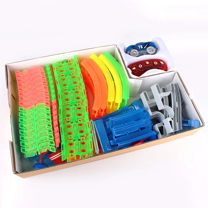 Автотрек "Led Magic" на р/у (171 деталей)