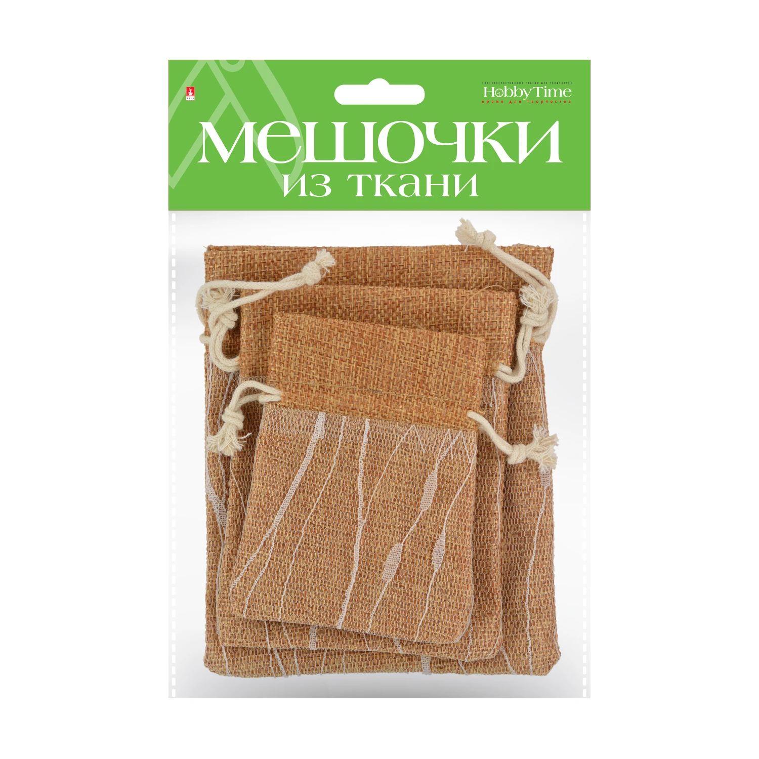 ПОДАРОЧНЫЕ МЕШОЧКИ ИЗ ТКАНИ, 3 ШТ, 3 Р-РА, ВИД 30