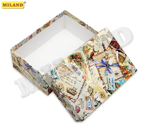 Набор прямоугольных коробок 5 в 1 "Почта" (17*17*17 -  9*9*9см)