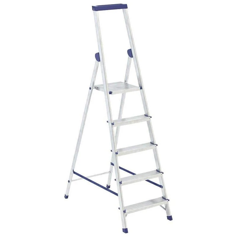 Стремянка 5 ступени, алюмин. с органайзером СИБРТЕХ (97895) Стремянка 5 ступени, алюмин. с органайзером СИБРТЕХ (97895)