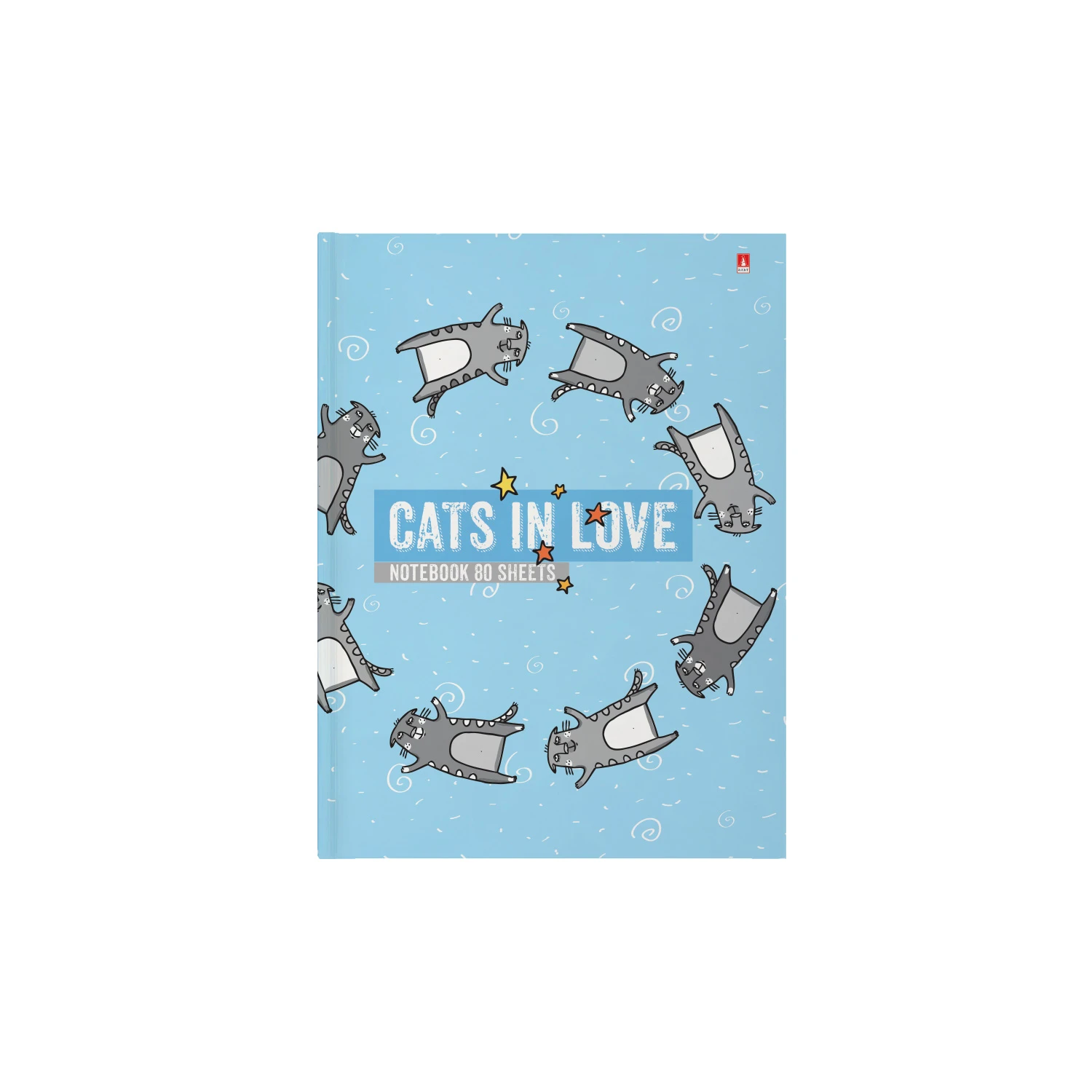 БЛОКНОТ-ПРЕСТИЖ А6. 80 Л. "CATS IN LOVE"