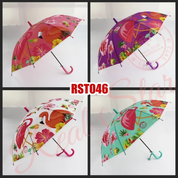 Зонт Фламинго 4 вида 50см, EVA, цвет в ассортименте