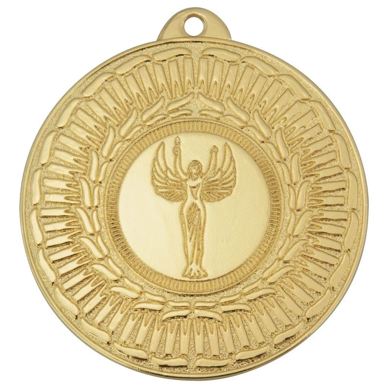 Медаль ника 50 мм золото DC#MK280a-AG