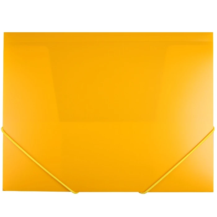 Папка на резинке А4 "Darvish" желтая толщина 0,5мм