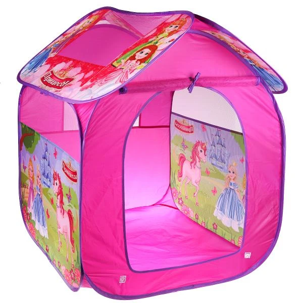 Палатка детская игровая принцессы 83х80х105см, в сумке Играем вместе