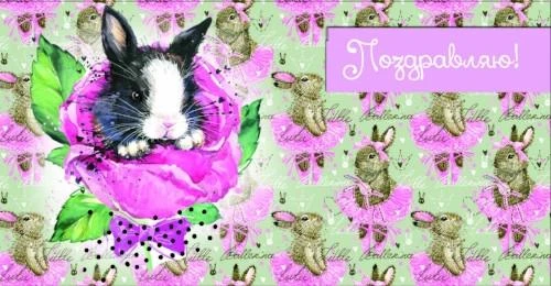 Dream Cards Конверт для денег Поздравляю 1-11-0074 Dream Cards Конверт для денег Поздравляю 1-11-0074