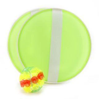 Игра с липучкой, 2 тарелки+шарик со светом на липу 63626
