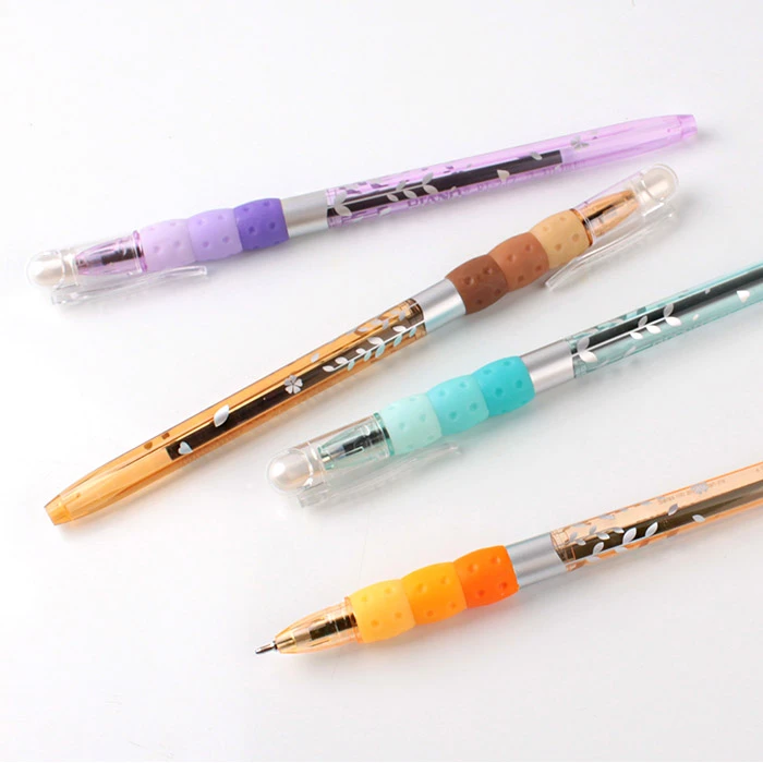 Ручка шариковая синяя на масляной основе "Piano" корпус прозрачный