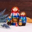 Матрешка «Загорская роспись» «Семейка» МИКС