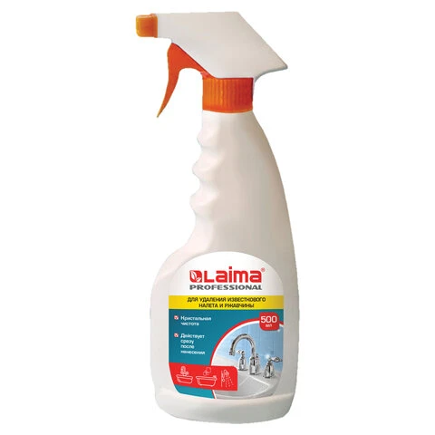 Средство для удаления известкового налета и ржавчины 500 мл LAIMA PROFESSIONAL,