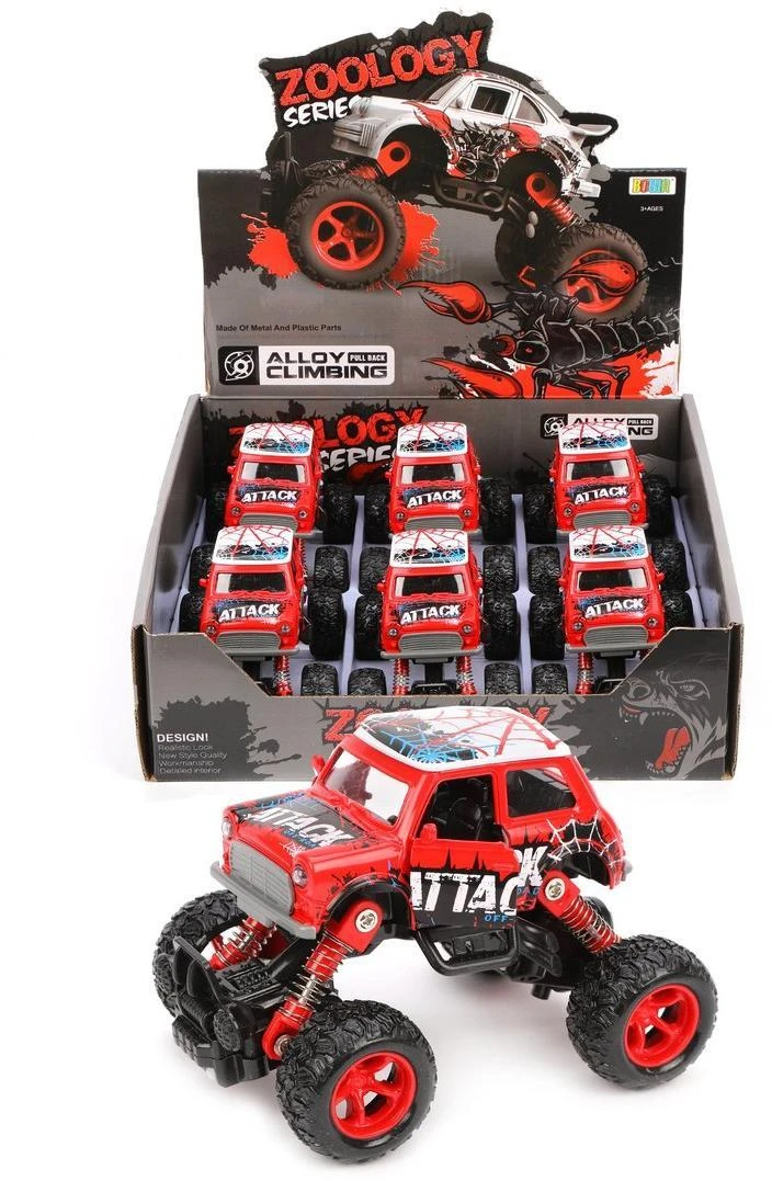 Машина инерционная, с 4-мя ведущими колёсами, открыв.двери, дисплей