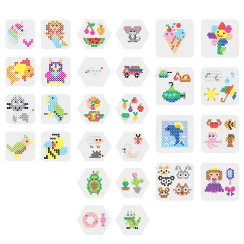 Аквамозаика, 30 цветов, 3000 бусин, в колорбоксе, ЮНЛАНДИЯ, 663780