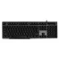 Клавиатура Sven KB-G8500, USB, прозрачный корпус, подсветка, черный
