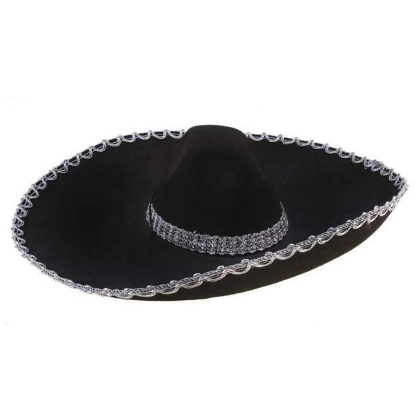 Шляпа Сомбреро черная