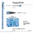 РУЧКА "HappyWrite. Васильки" ШАРИКОВАЯ 0.5 ММ, СИНЯЯ