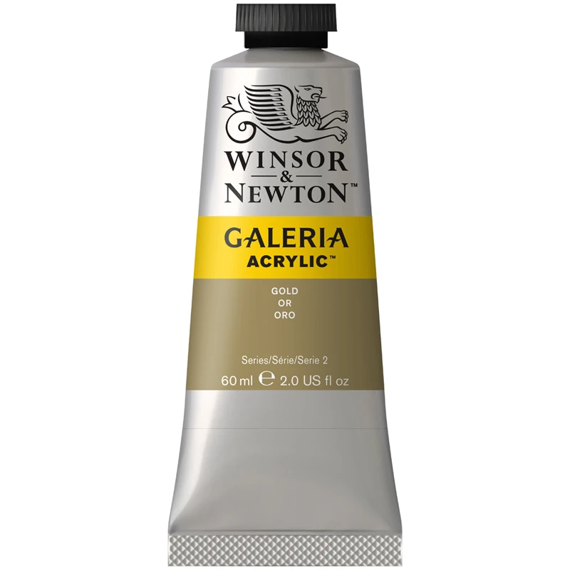 Краски акриловые Winsor&Newton "Galeria", 60 мл, туба, золотой