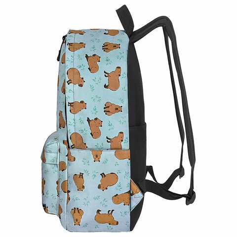 Рюкзак HEIKKI POSITIVE (ХЕЙКИ) универсальный, карман-антивор, Capybara, 42х28х14