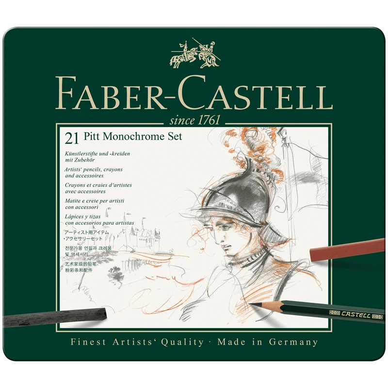 Набор художественных изделий Faber-Castell "Pitt Monochrome", 21