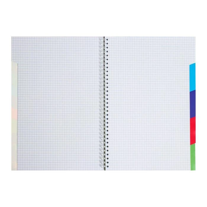 Тетрадь А4, 80 листов в клетку на гребне "Красный автомобиль", обложка