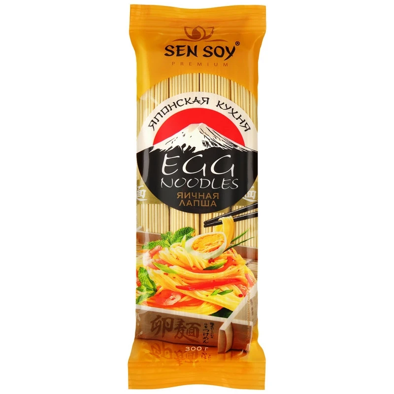 Лапша Яичная (Egg noodle) Сэн Сой, 300г